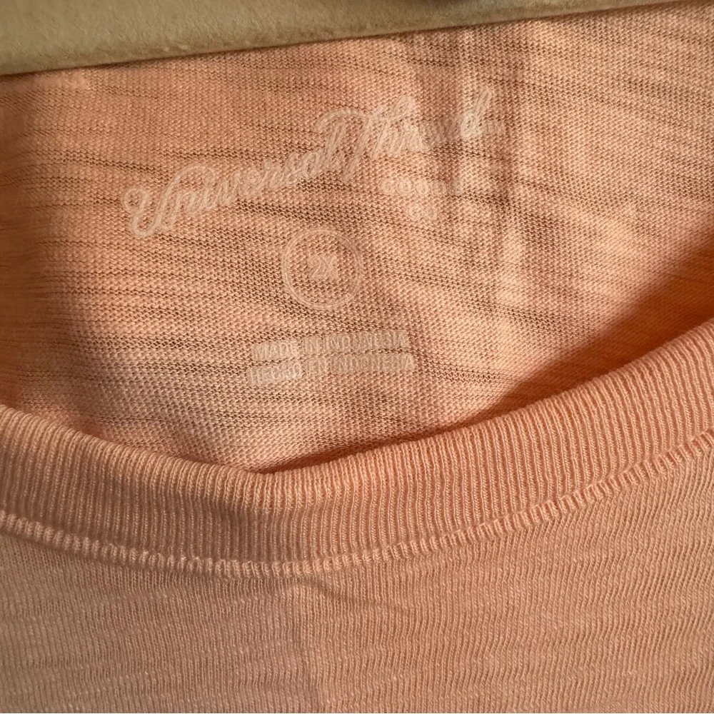 Universal Thread | Women's Cotton Ruffle Tank Dress Coral Size 2X - Picture 8 of 12